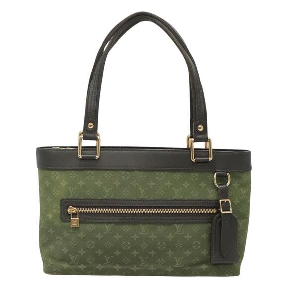 LOUIS VUITTON Monogram Mini Lucille PM Hand Bag Tst Khaki M92682 - Picture 13 of 16